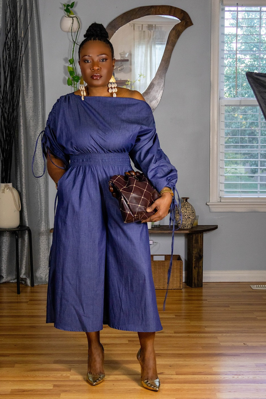 Denim Draw strings | Jumpsuit