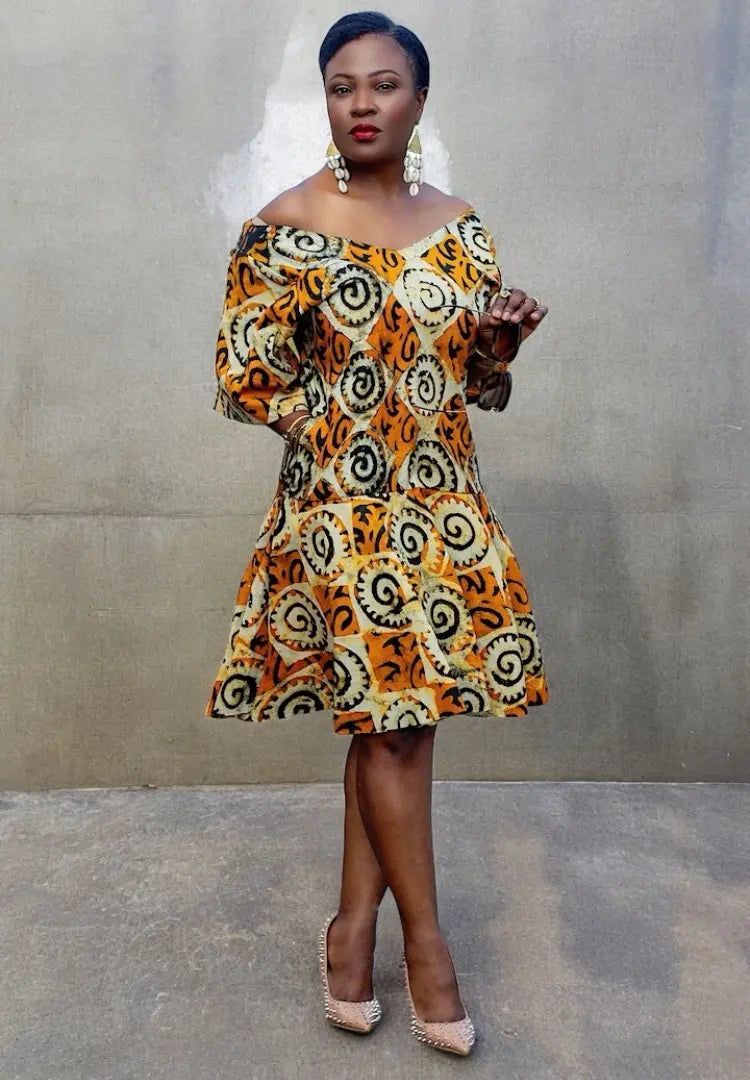 Drop waistline | Dress Alyson Amber