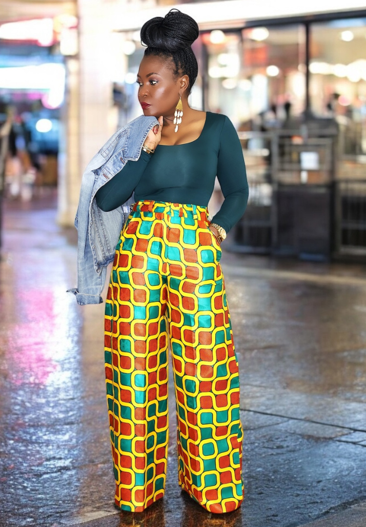 Goldie Ankara Pierna ancha | Pantalones