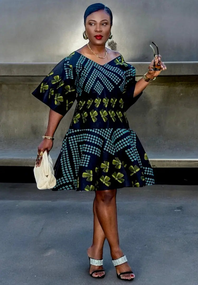 Drop waistline | Dress Alyson Amber