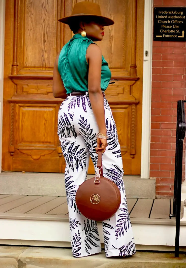 Co-Co Circle Tote | Leather tote ALYSON AMBER