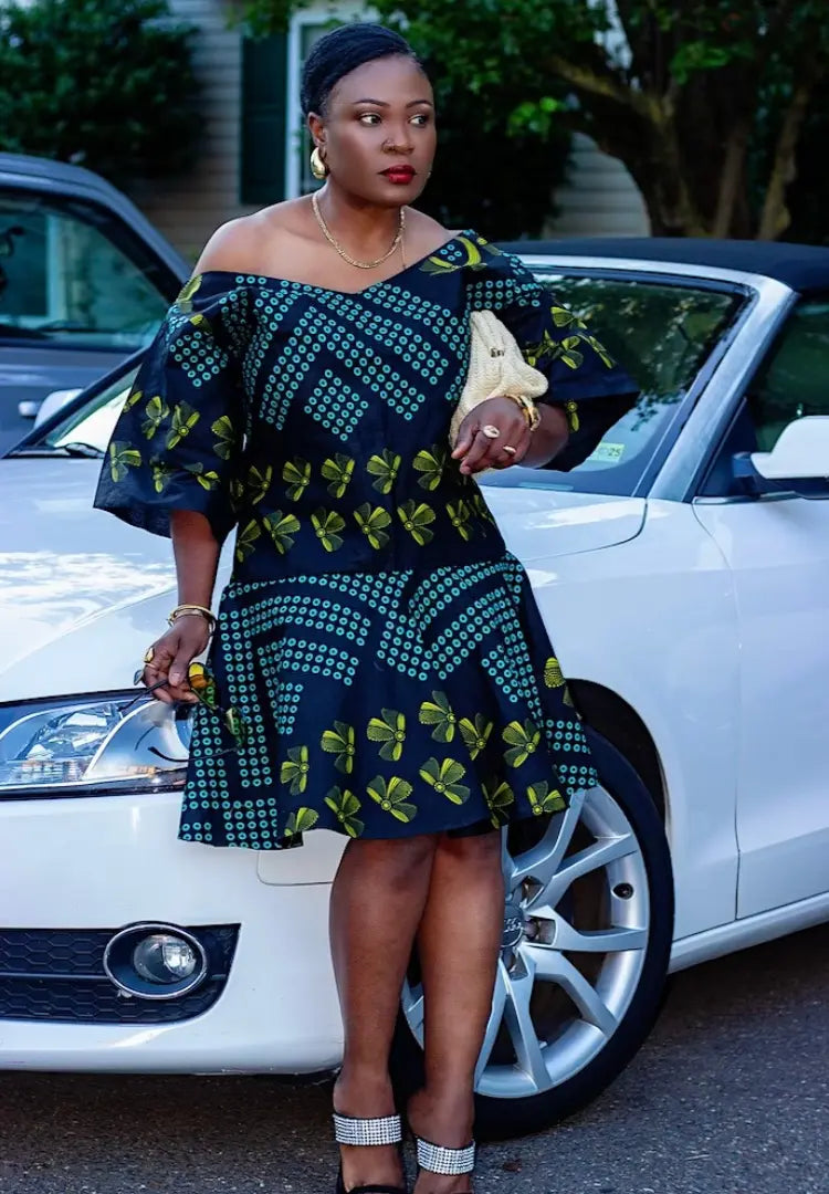 Drop waistline | Dress Alyson Amber