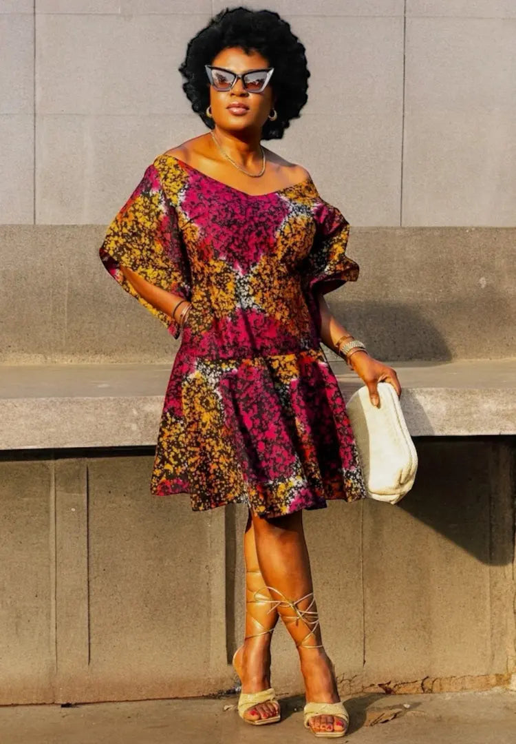 Drop waistline | Dress Alyson Amber