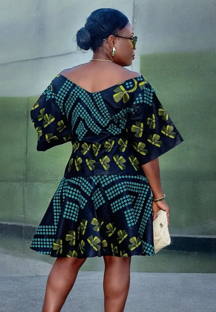 Drop waistline | Dress Alyson Amber