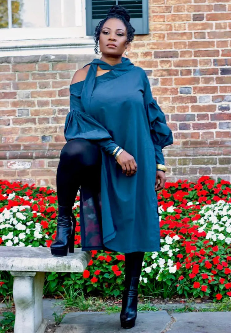 Scarf Neckline | Tunic Alyson Amber