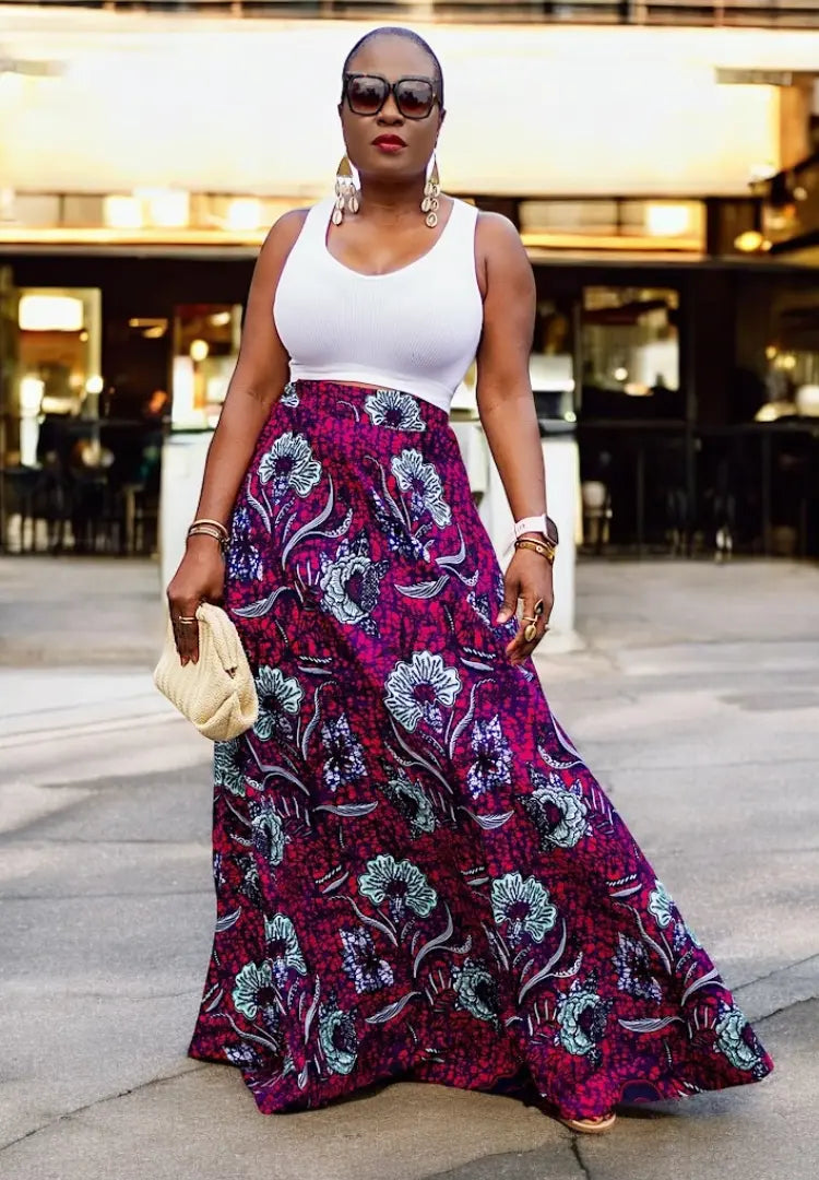 Ankara Maxi | Skirt Alyson Amber