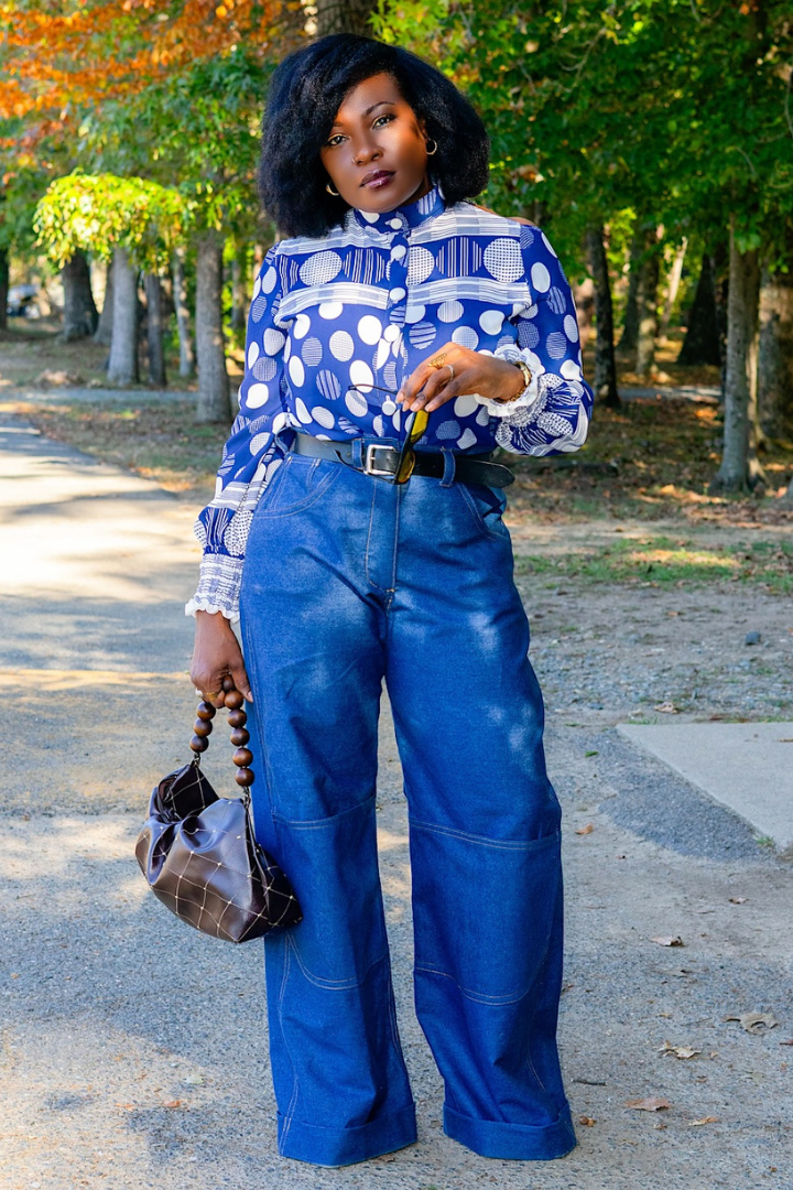 Pantalon floral magenta| Ensemble