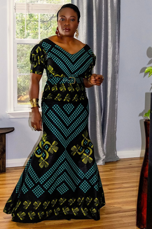 Ankara Mermaid Maxi | Dress