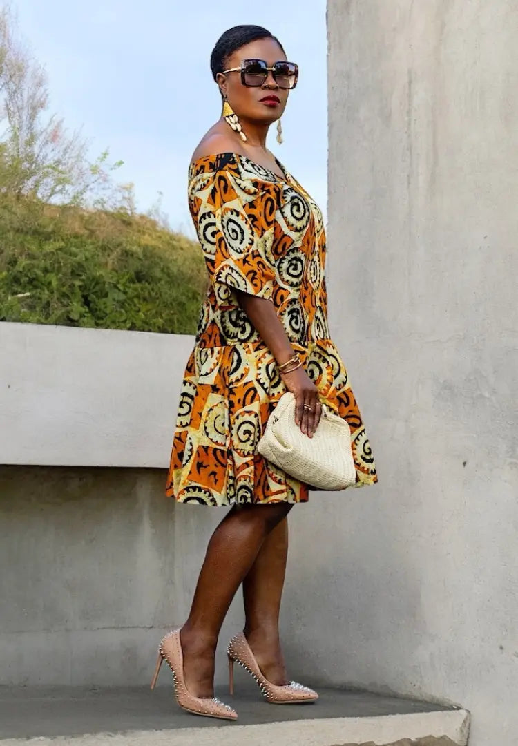 Drop waistline | Dress Alyson Amber