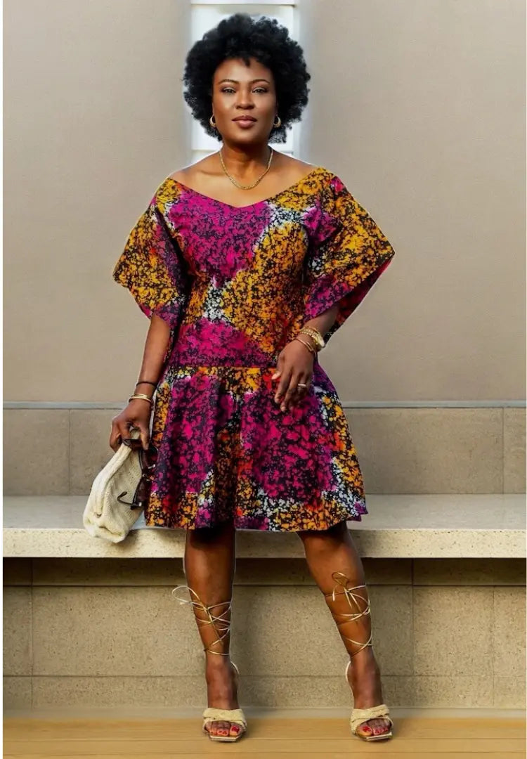 Drop waistline | Dress Alyson Amber