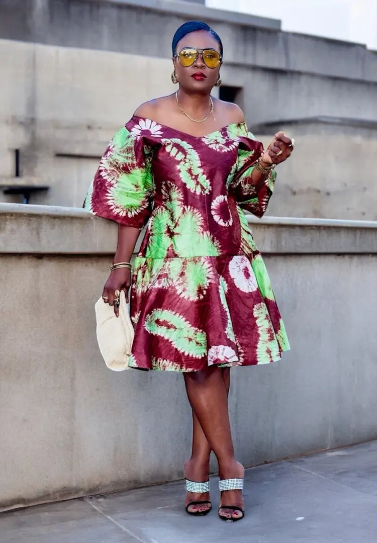 Drop waistline | Dress Alyson Amber