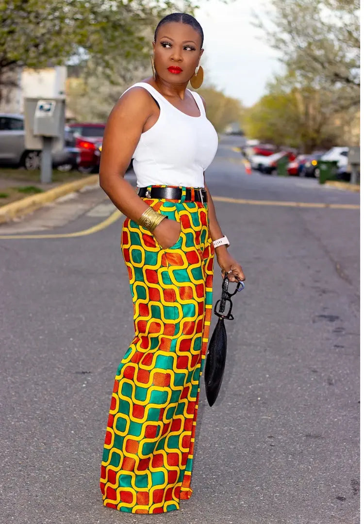 Goldie Ankara Wide leg | Pants Alyson Amber