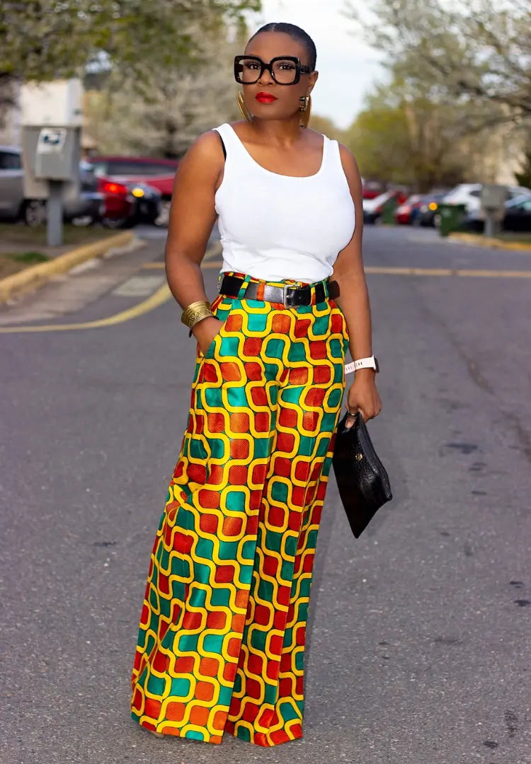 Goldie Ankara Wide leg | Pants Alyson Amber