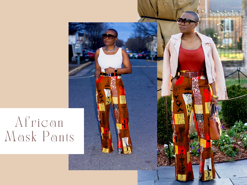African mask pants are a unique and fashionable clothing item that has gained popularity in recent years.