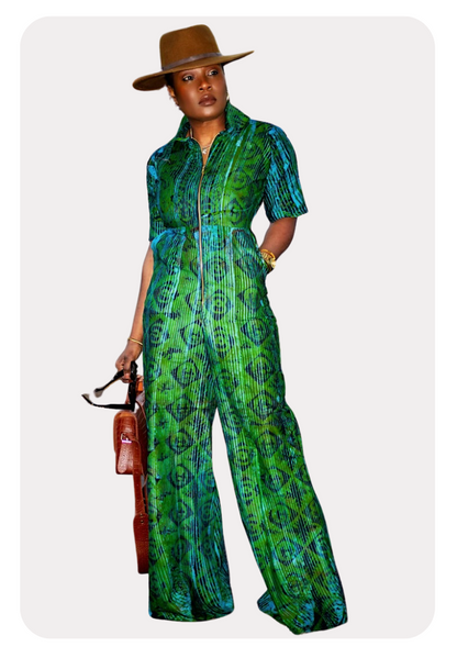 Batik Green | jumpsuit