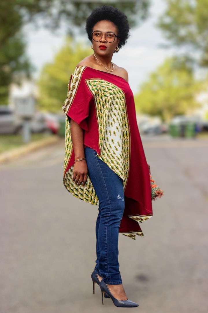 Off Shoulders | Ankara Tunic