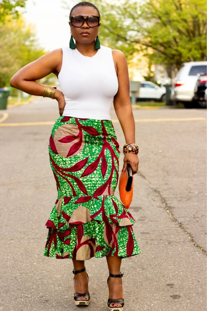 Ankara Maxi enveloppement | Jupe