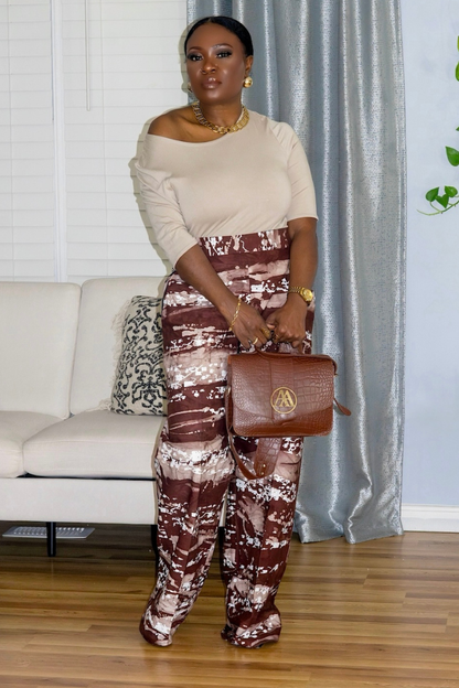 Winter Brown Batik | Pants