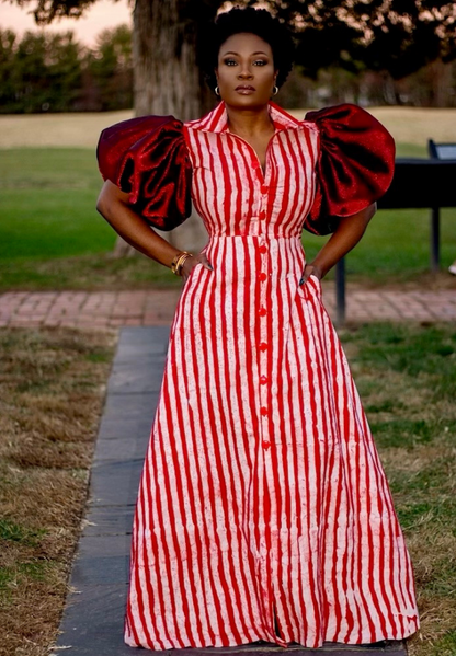 Organza Stripe | Dress