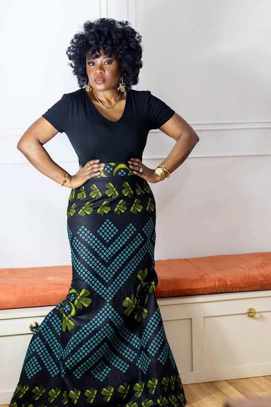 Ankara Mermaid | Maxi Skirt