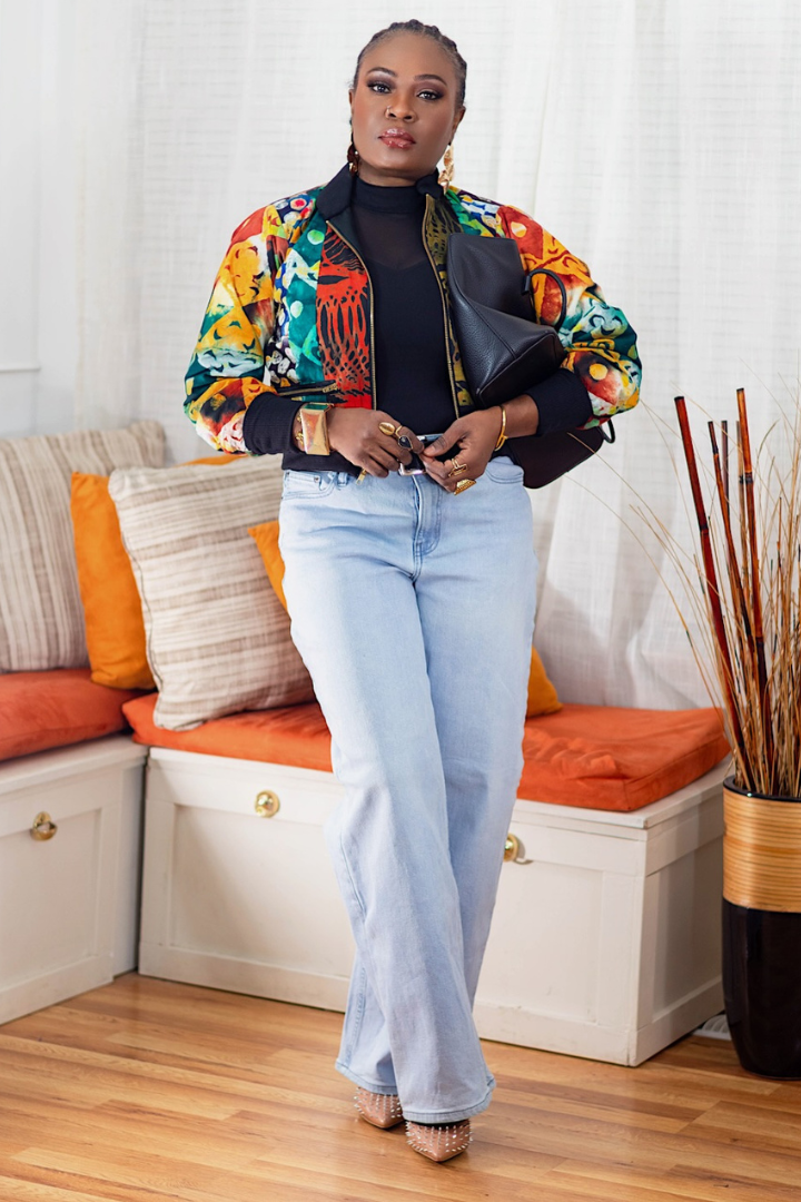 Batik Patched | Bomber Jacket