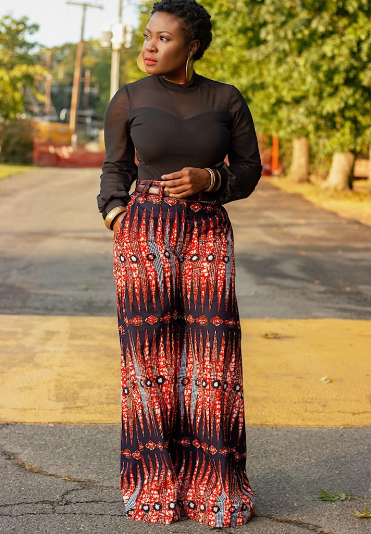 Ankara Print wide leg | Pants