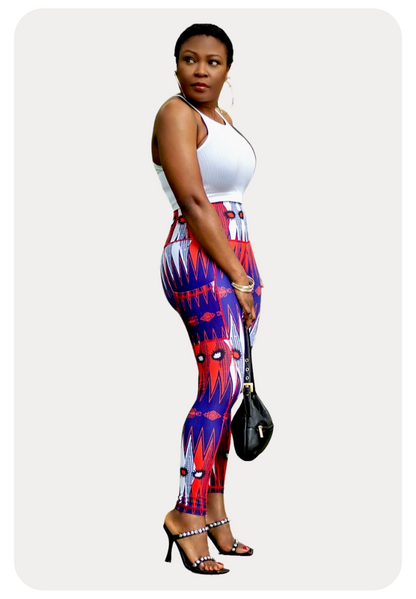 Diamond African Print leggings
