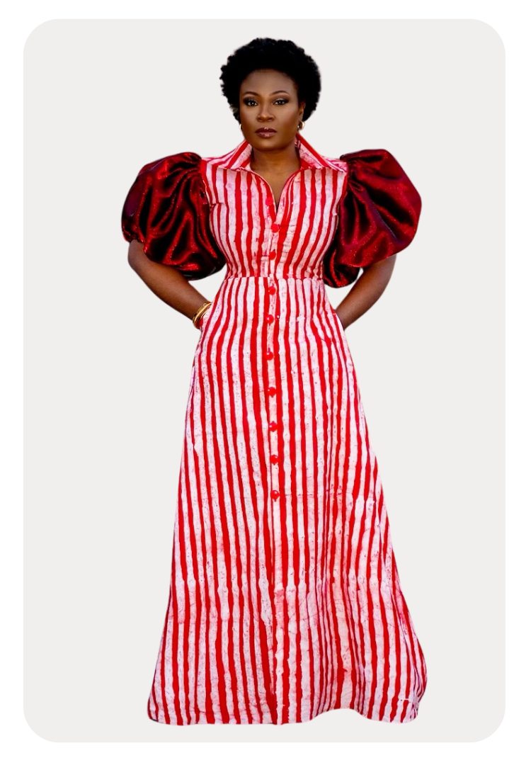 Organza Stripe | Dress