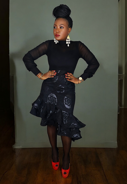 Asymmetrical Flounce | Skirt