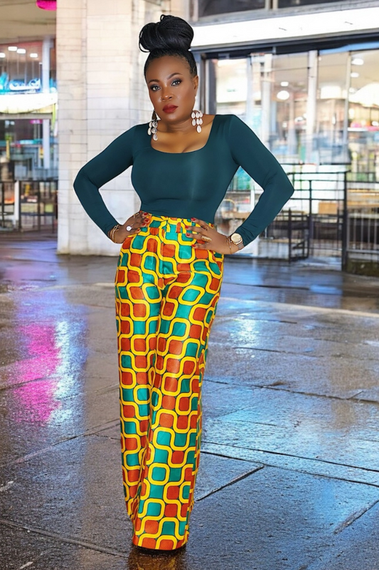 Ankara Checker | Pants