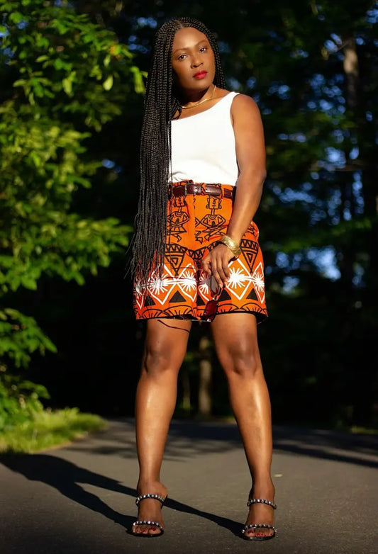 African Mask | Shorts Alyson Amber