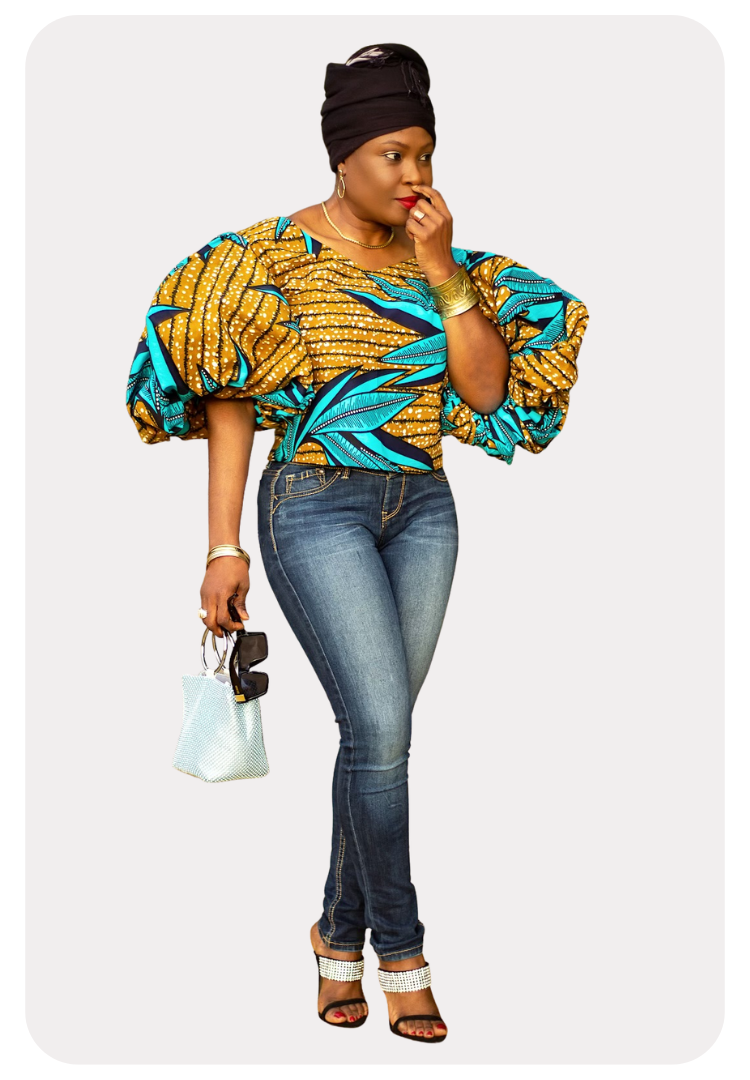 Batik/Afrique full sleeves | Top