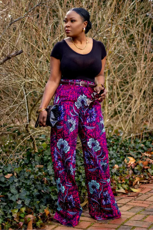 Flare Ankara Print | Pants Alyson Amber