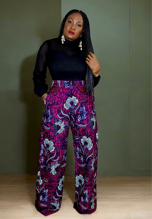 Flare Ankara Print | Pants