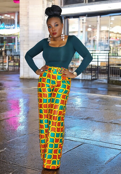 Goldie Ankara Pierna ancha | Pantalones 