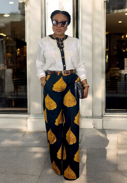 Ankara wide leg | Pants