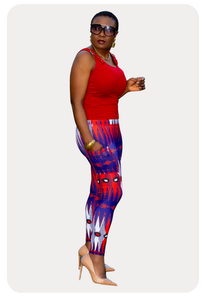 Diamond African Print leggings